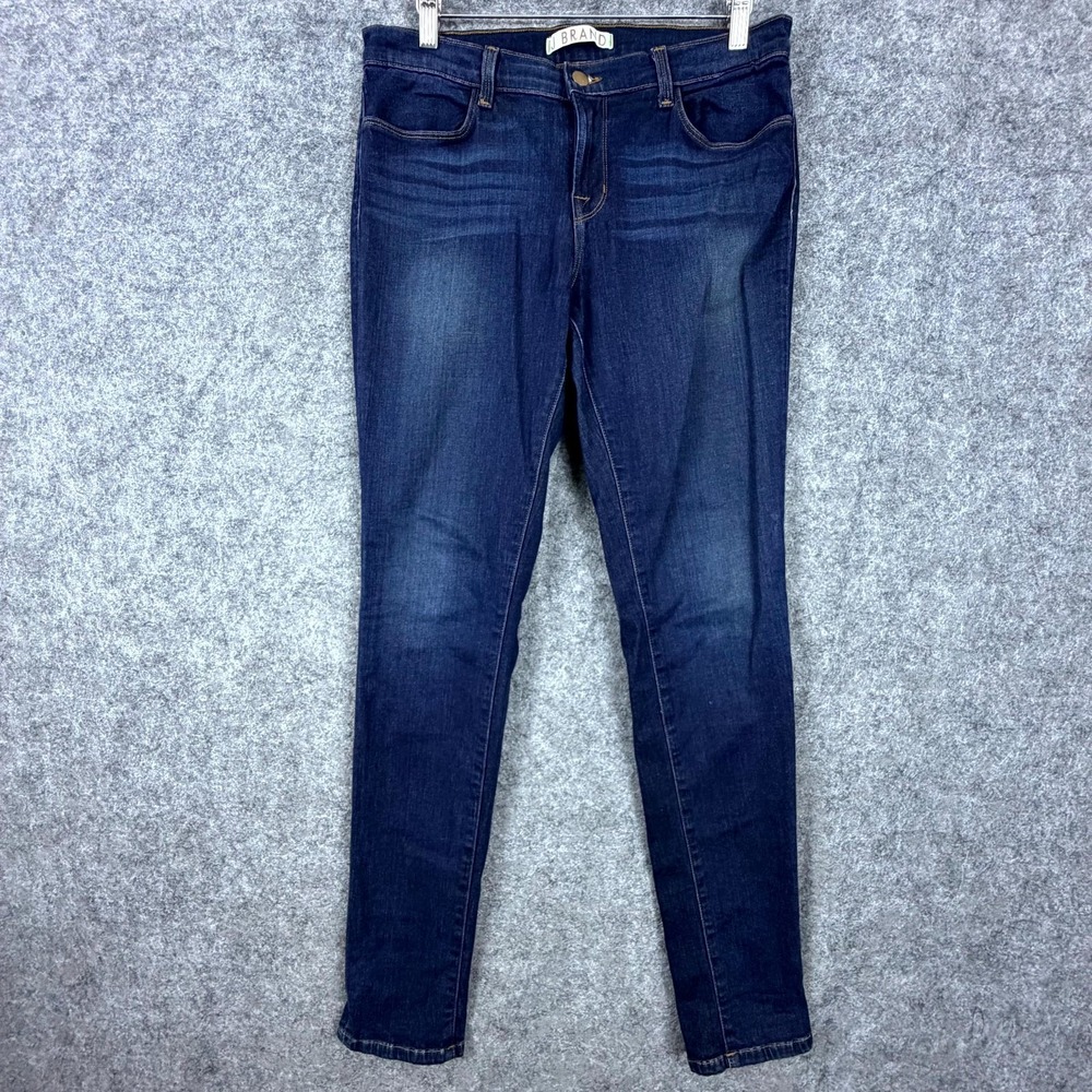 J Brand Skinny Jeans Womens 30 Blue Denim Stretch Dark Wash Streetwear